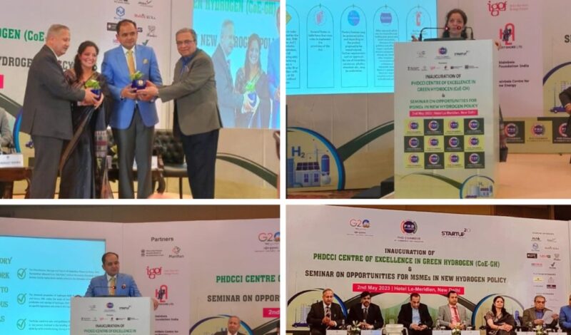 Presentation at Green Hydrogen Centre Inauguration and Seminar on MSME Opportunities 2023