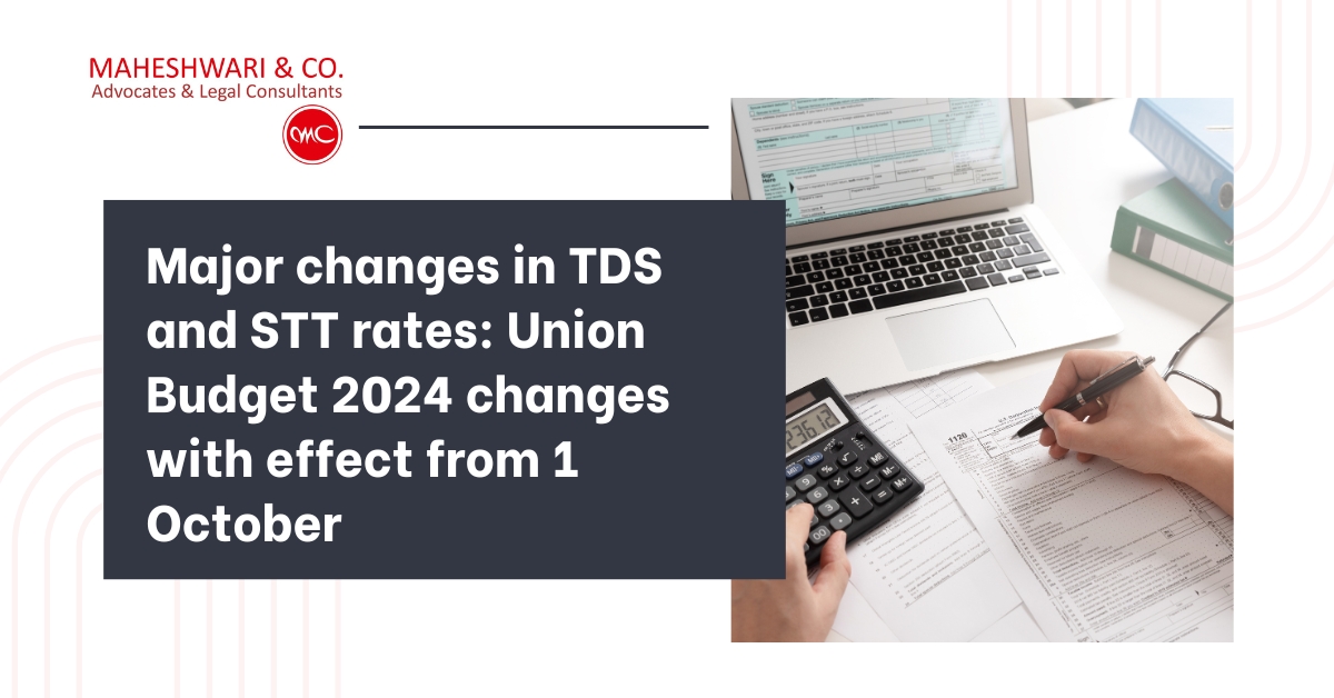 Key Changes in TDS Rates and STT Rates You Should Know in Union Budget 2024