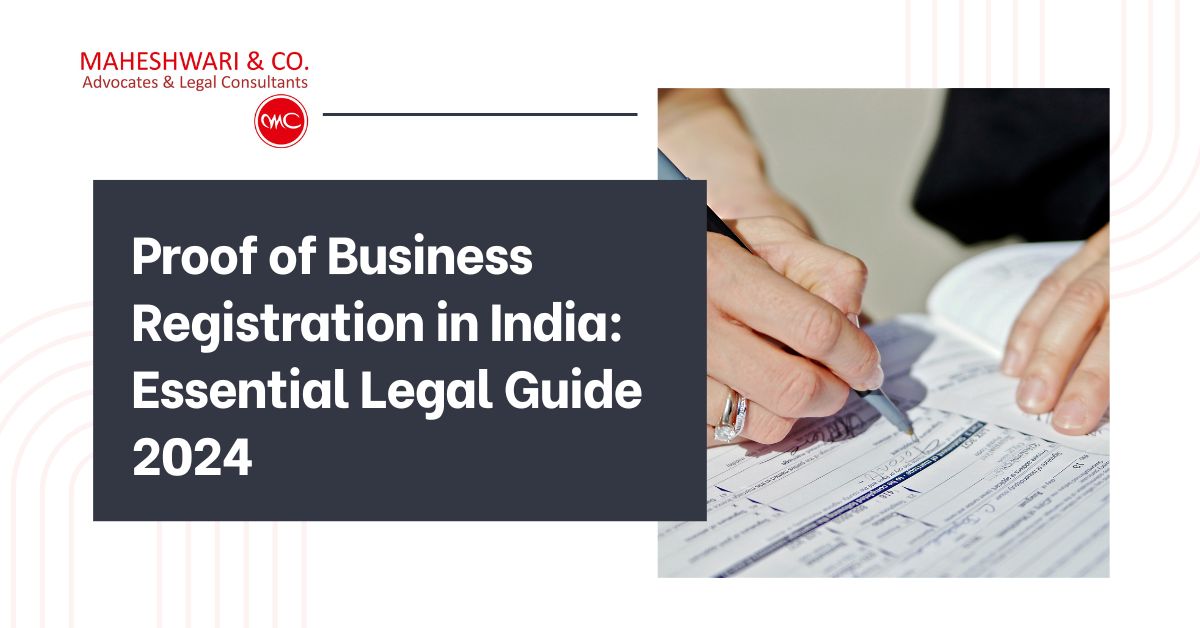 Proof of business registration