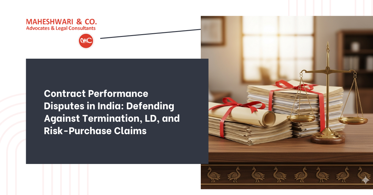 Contract Performance Disputes in India