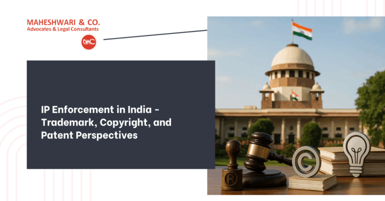 Ip Enforcement IP Enforcement in India: Trademark,Copyright & Patent