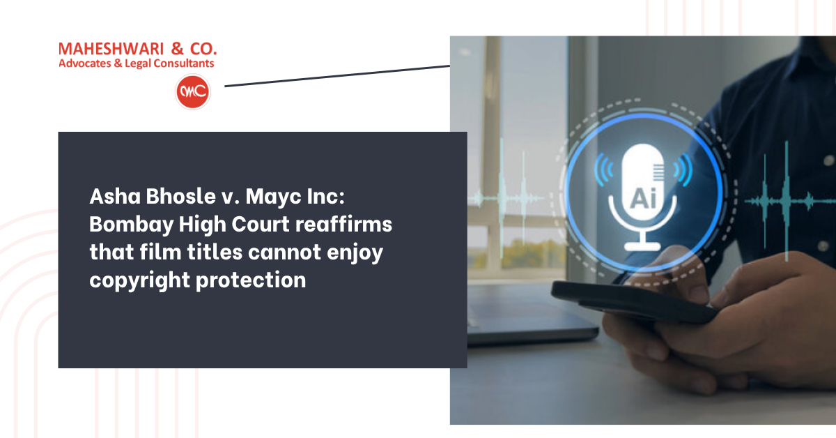 Asha Bhosle v Mayc Inc