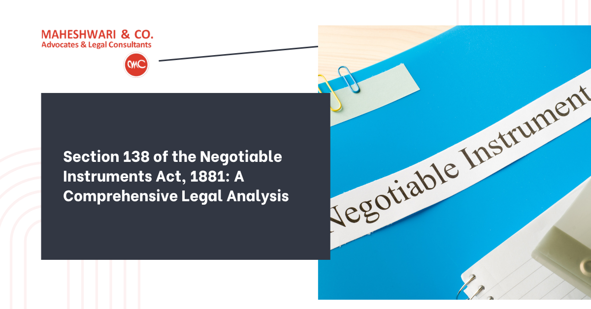 Negotiable Instruments Act