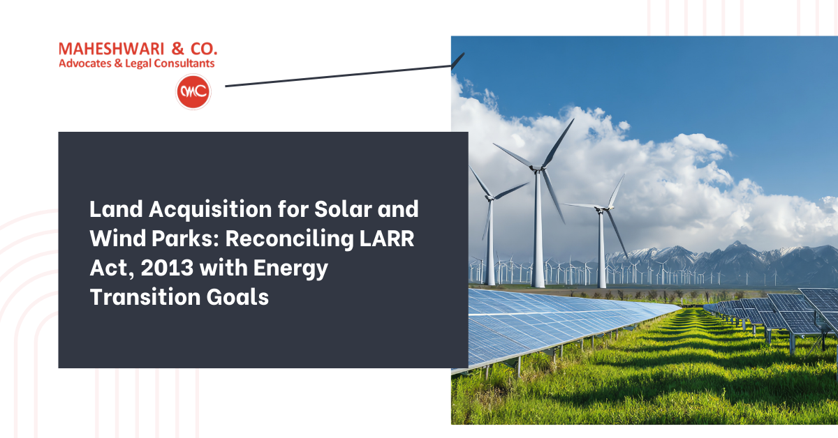 Land acquisition for renewable energy