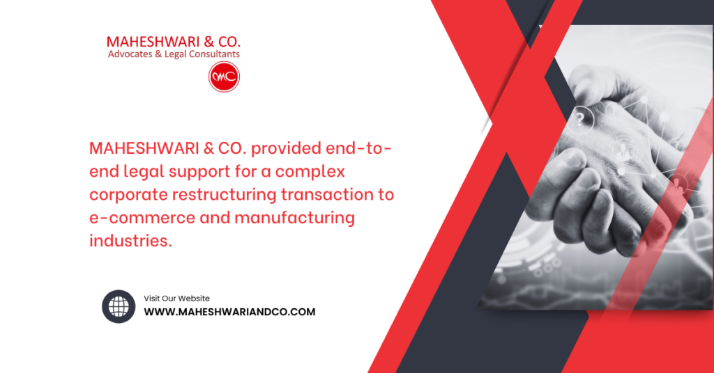 Corporate Restructuring Legal Advisory India