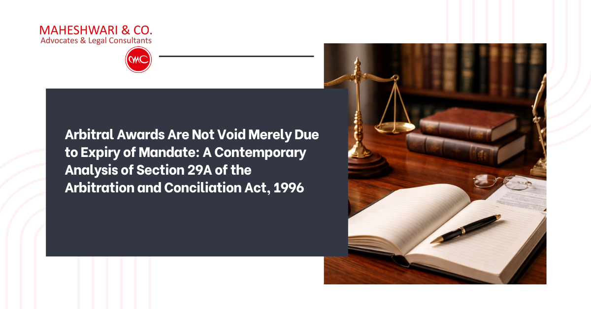 Section 29A Arbitration