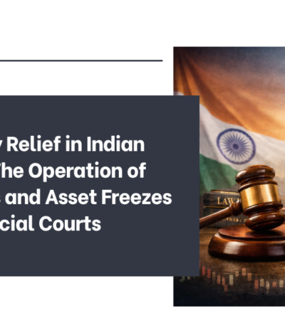 Emergency Relief in Indian Disputes: The Operation of Injunctions and Asset Freezes in Commercial Courts