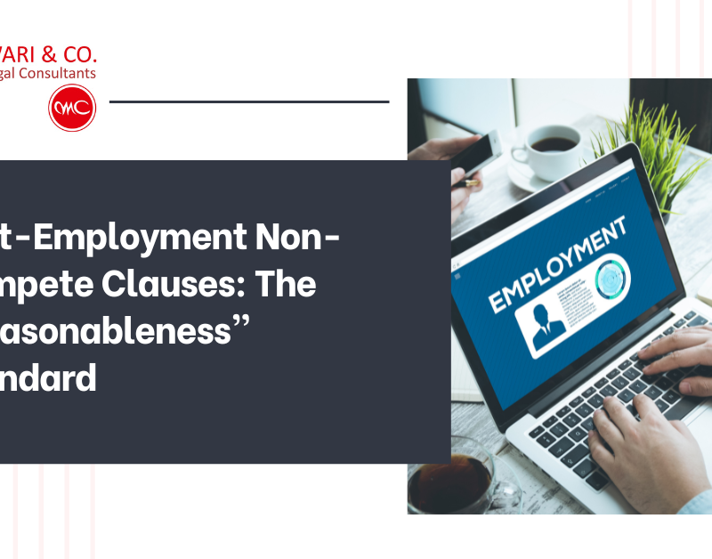 non-compete clauses India