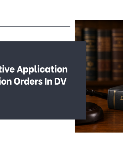 Retrospective Application Of Protection Orders In DV Act