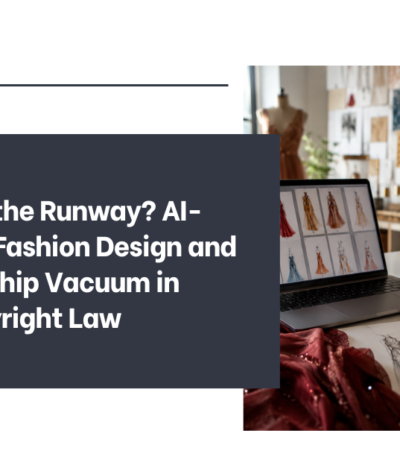 Who Owns the Runway? AI-Generated Fashion Design and the Authorship Vacuum in Indian Copyright Law