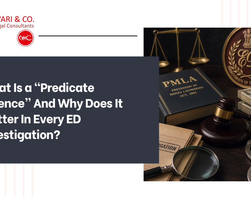 Predicate Offence Under PMLA
