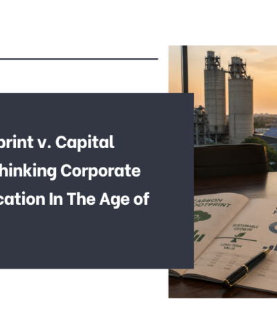 Carbon Footprint v. Capital Payouts: Rethinking Corporate Capital Allocation In The Age of ESG