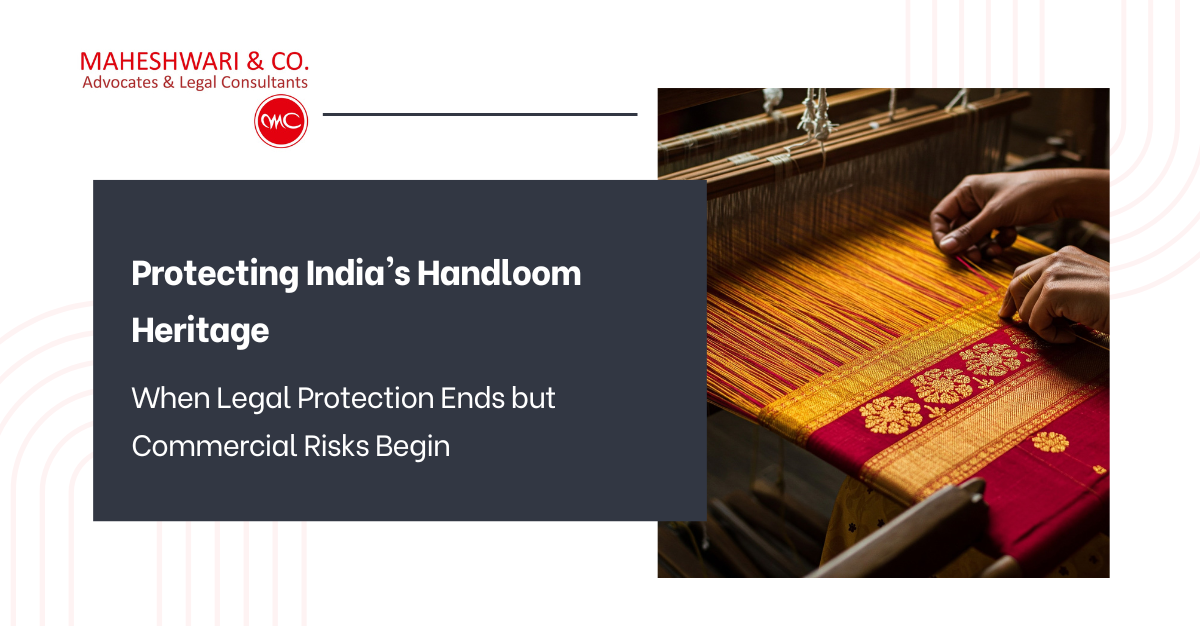 Geographical indication protection India handloom Banarasi Pochampally Kanchipuram saree