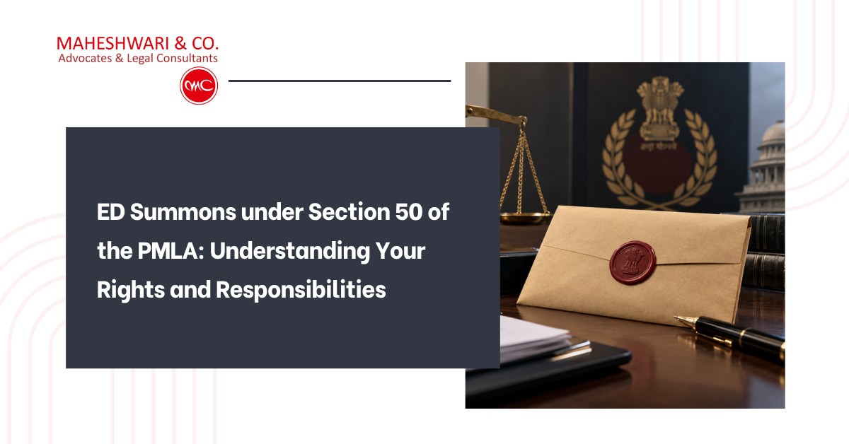 ED summons under Section 50 PMLA